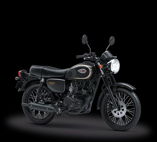 Warna Kawasaki W175 Hitam