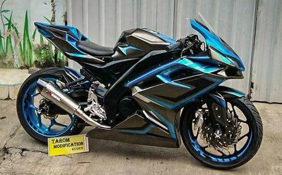 2019 Modifikasi Motor  Vixion Terbaru Simple Minimalis 