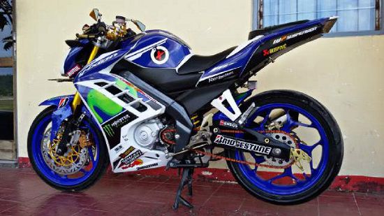 2019 Modifikasi Motor Vixion Terbaru Simple Minimalis 