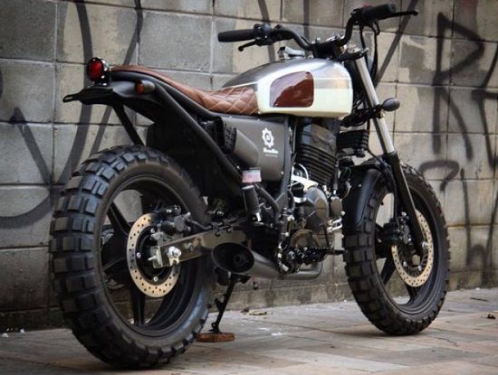 25 Modifikasi Motor Terbaik Cafe Racer Japstyle Scrambler Tracker