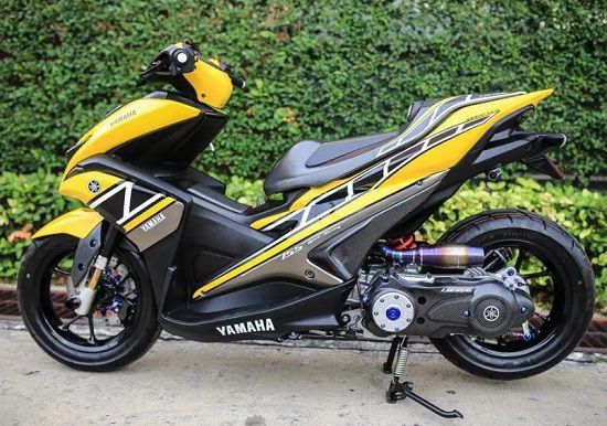 Modifikasi Aerox  155 Terbaru 2019  Simple Minimalis 