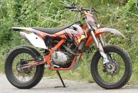  Modifikasi Motor Trail Bebek Sport Matic Terbaru 2019 