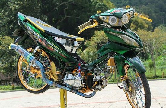 Modifikasi Jupiter Z 2019 Bergaya Road Race dan Jari Jari Modifikasi Jupiter Z 2019 Bergaya Road Race dan Jari Jari