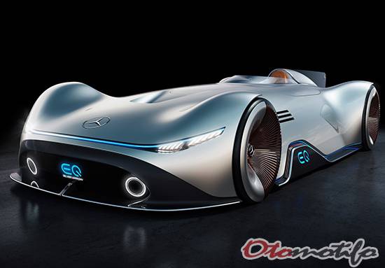 Gambar Mercedes-Benz Vision EQ Silver Arrow