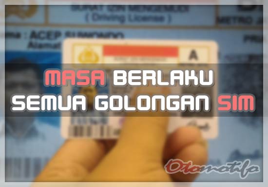 Masa Berlaku SIM