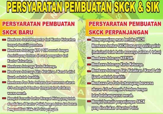 18 Syarat Perpanjang Skck 2019 Biaya Cara Mengurusnya