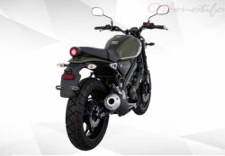 Warna Yamaha XSR 155 Hitam Hijau