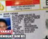 Syarat Membuat SIM B1