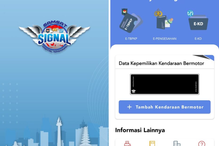 Aplikasi SIGNAL untuk mengecek pajak