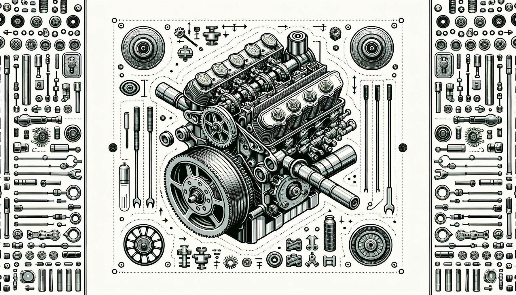 Ilustrasi cara kerja motor 4 tak