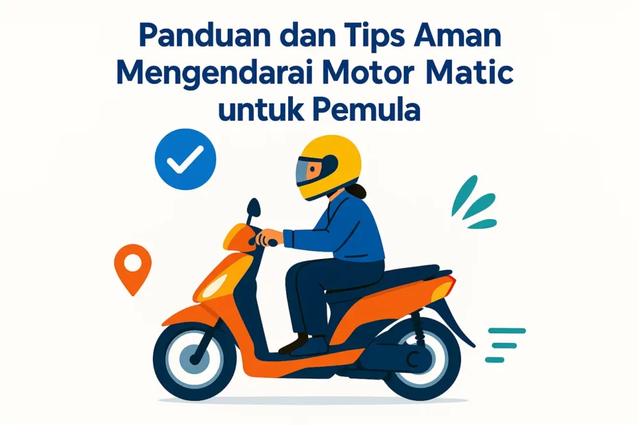Panduan dan Tips Aman Mengendarai Motor Matic untuk Pemula