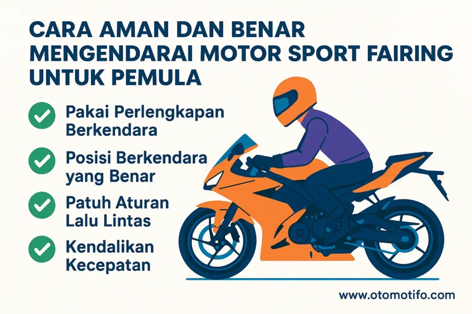 Cara Aman dan Benar Mengendarai Motor Sport Fairing untuk Pemula
