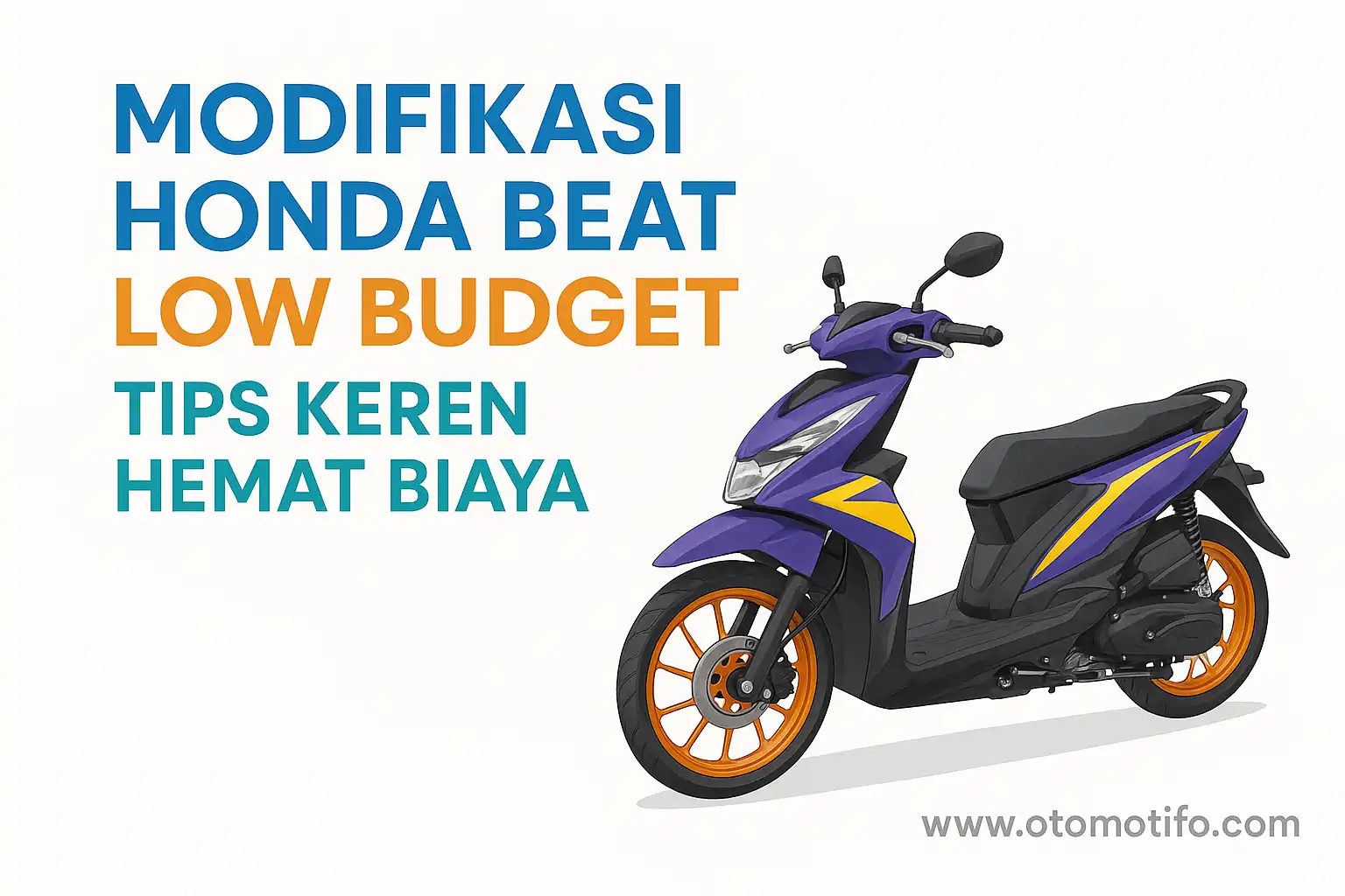 Modifikasi Honda Beat Low Budget
