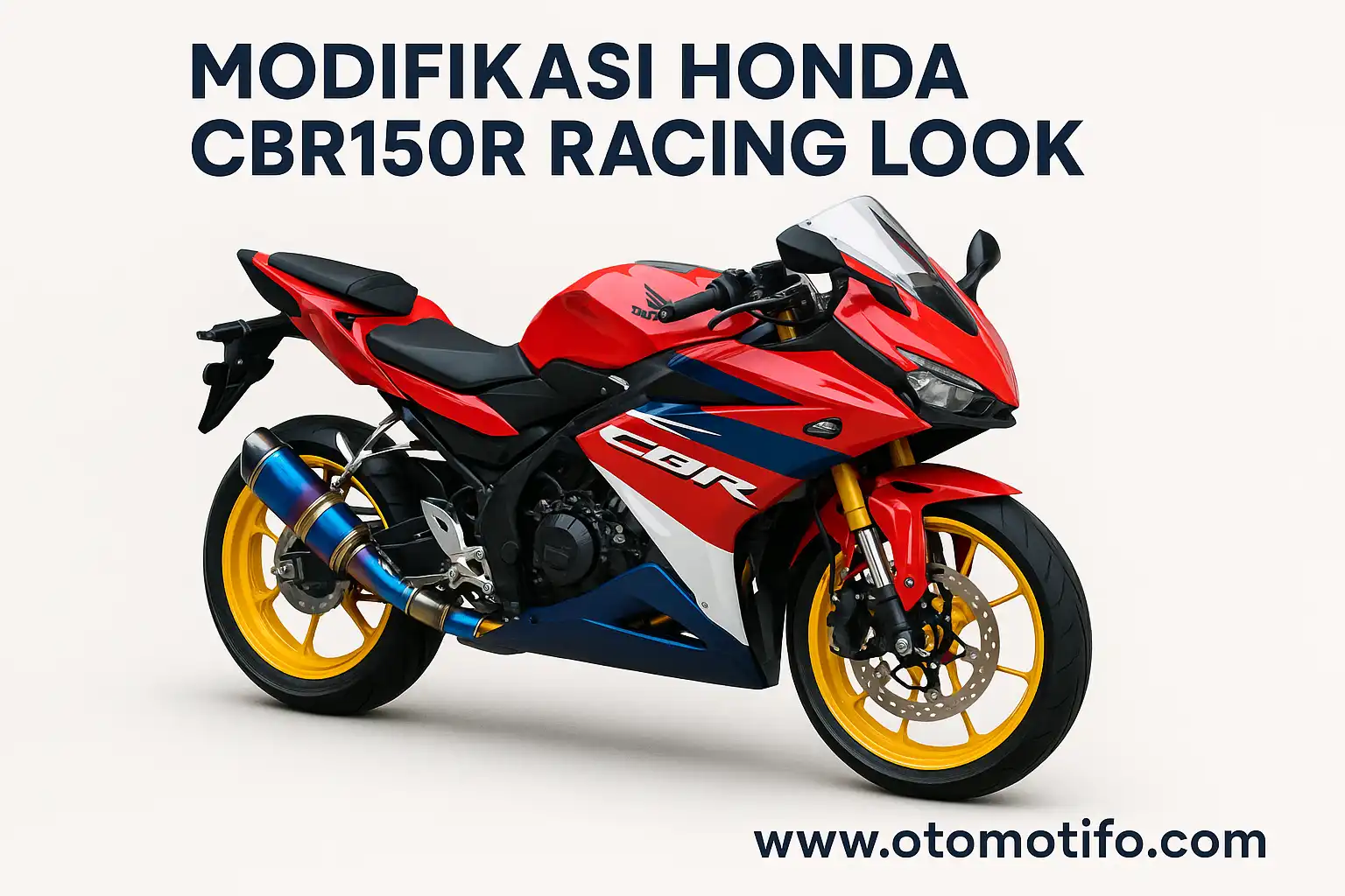 Modifikasi Honda CBR150R Racing Look - Inspirasi Gaya Balap