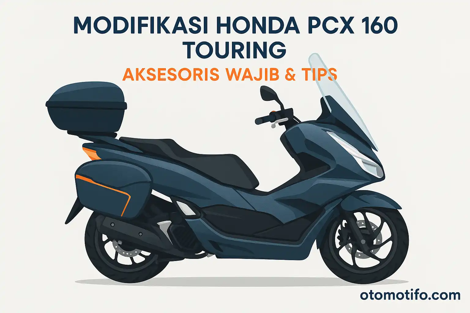 Modifikasi Honda PCX 160 Touring - Aksesoris Wajib & Tips