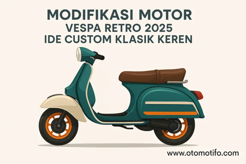 Modifikasi Motor Vespa Retro 2025: Ide Custom Klasik Keren