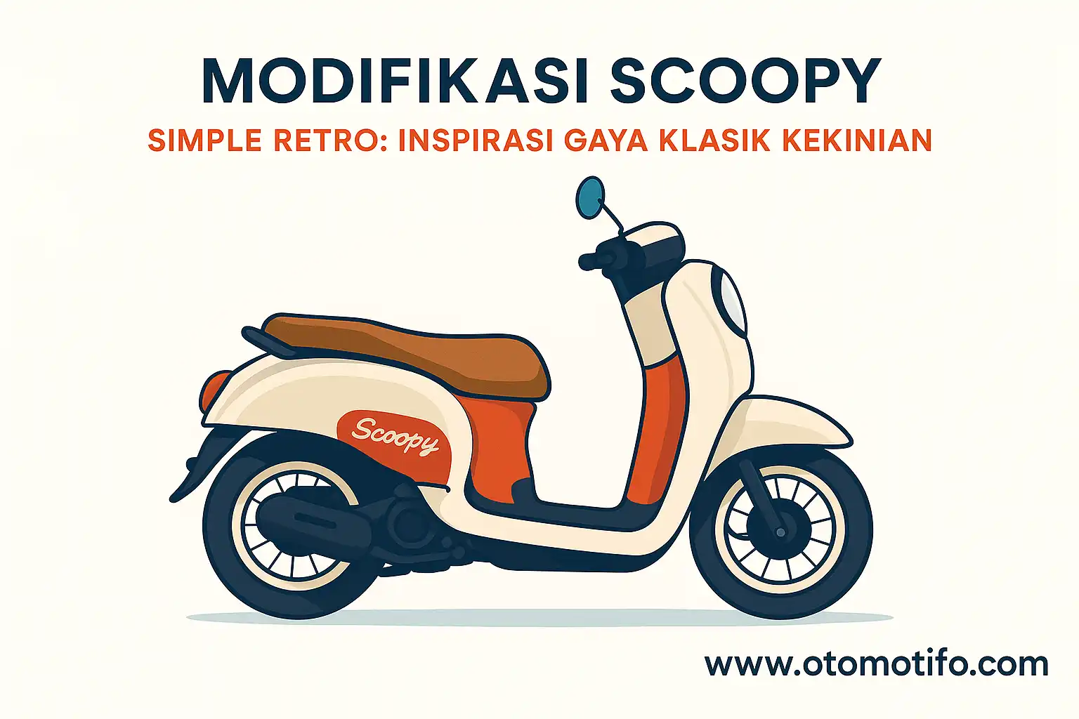 Modifikasi Scoopy Simple Retro: Inspirasi Gaya Klasik Kekinian
