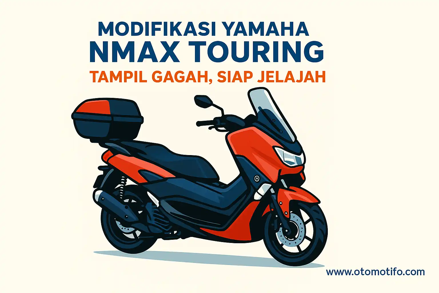 Modifikasi Yamaha NMAX Touring tampil gagah siap jelajah