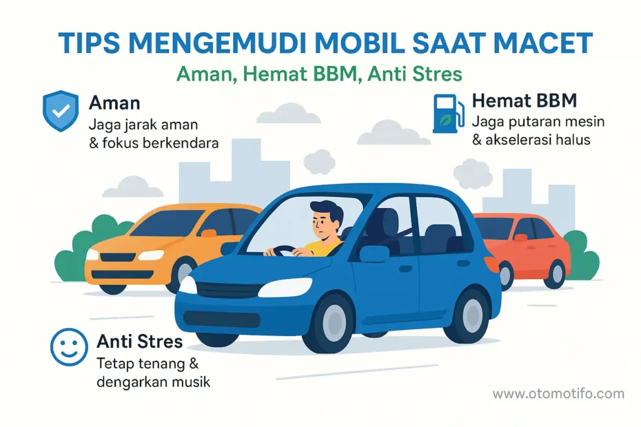 Tips Mengemudi Mobil Saat Macet: Aman, Hemat BBM, Anti Stres