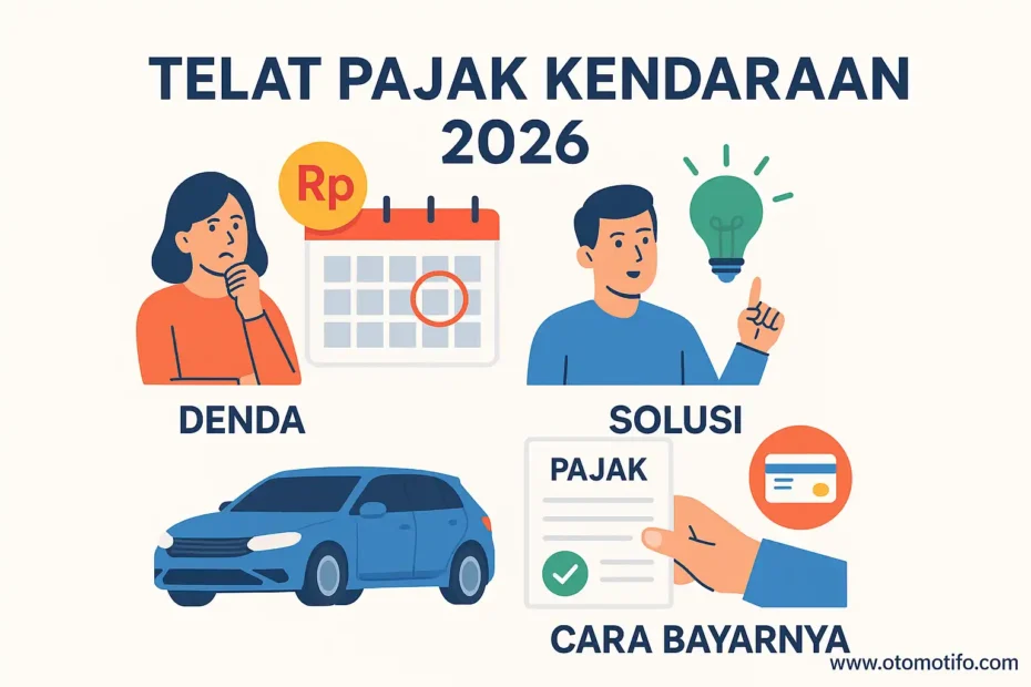 Telat Pajak Kendaraan 2026? Denda, Solusi, dan Cara Bayarnya