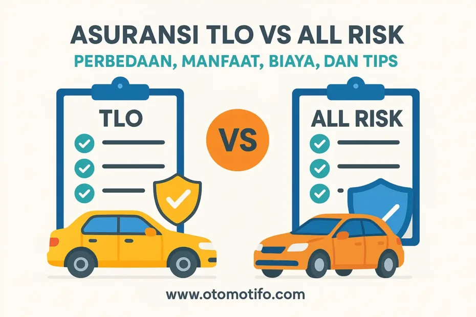 Asuransi TLO vs All Risk: Perbedaan, Manfaat, Biaya, dan Tips