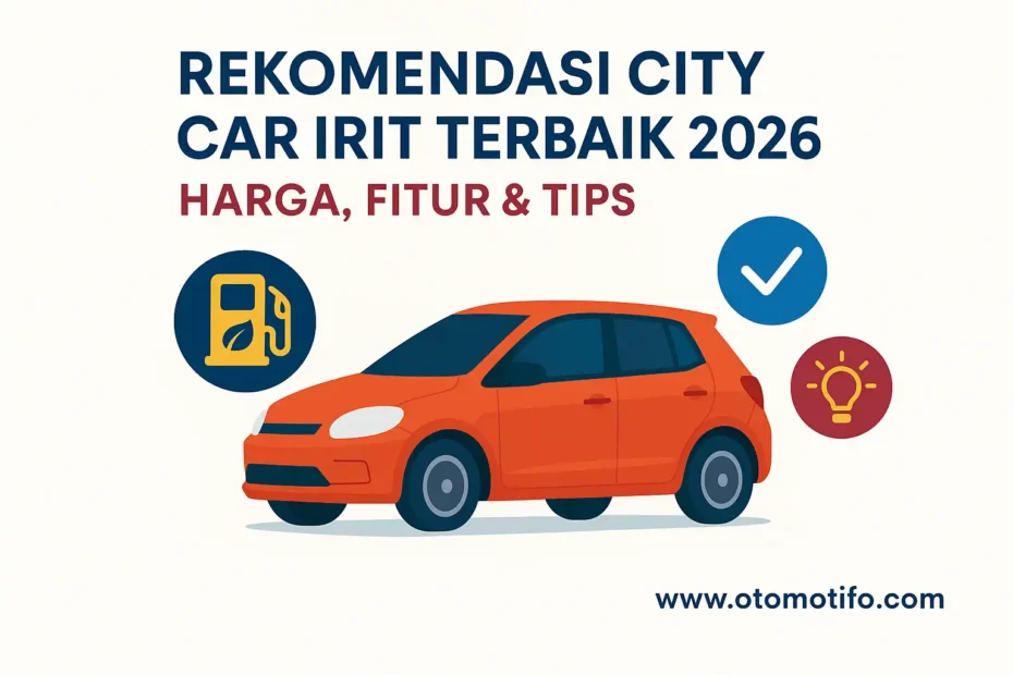 Rekomendasi City Car Irit Terbaik 2026: Harga, Fitur & Tips