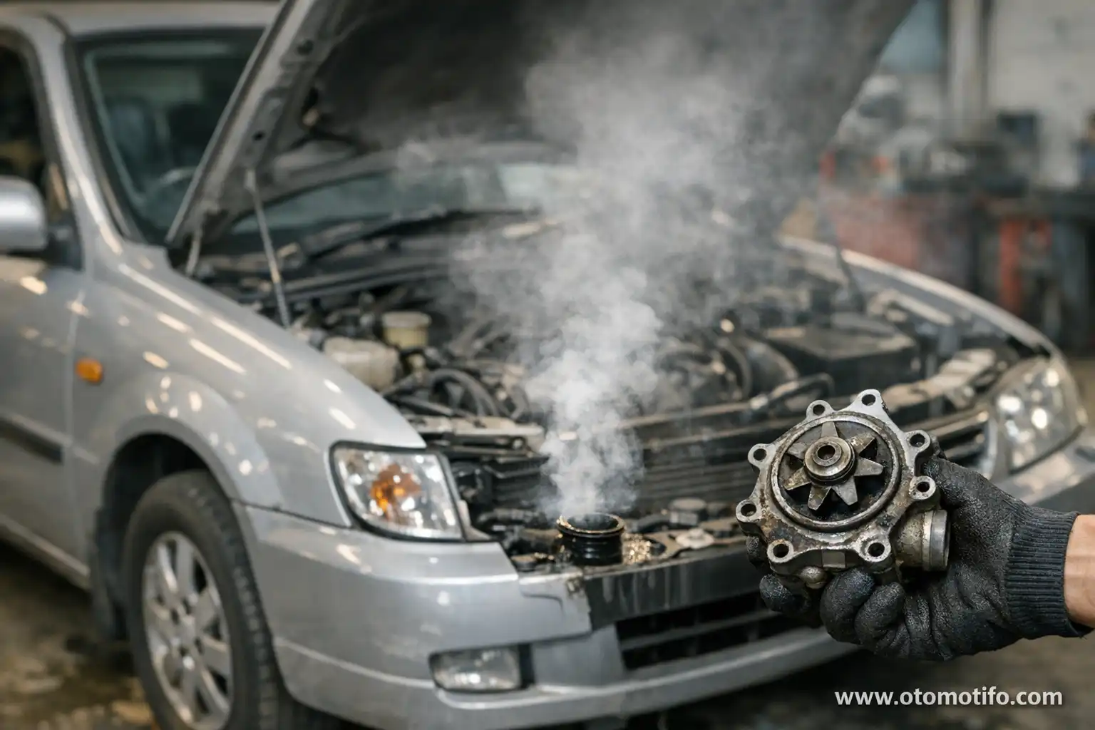 Gejala pompa radiator mobil bekas mulai rusak