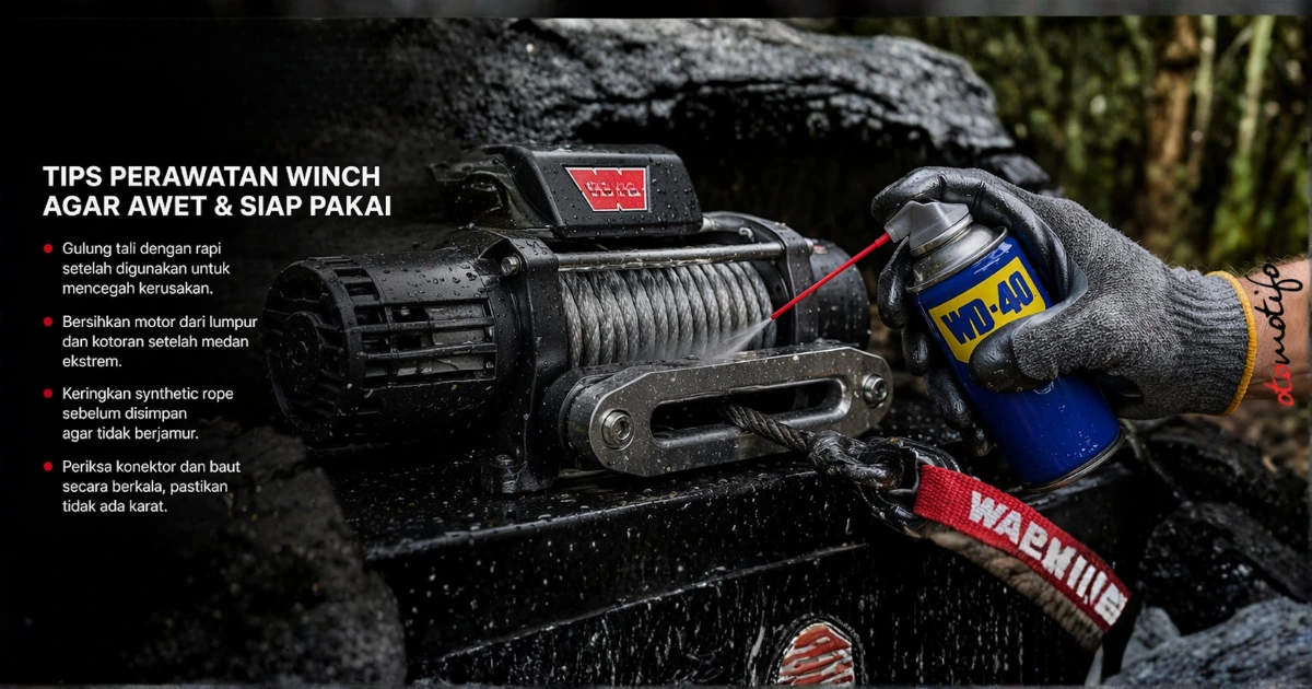Tips Perawatan Electric Winch agar Awet dan Selalu Siap Pakai