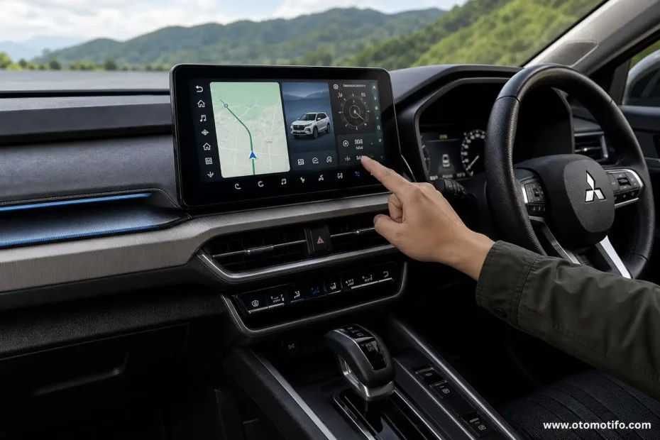 Layar 12,3 Inci Mitsubishi Destinator: Penunjang Navigasi hingga Informasi Kendaraan