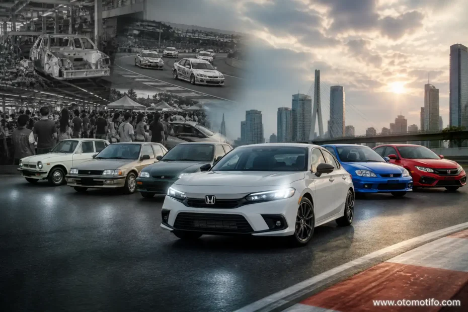 Honda Civic Genap 50 Tahun, Perkuat Peran di Teknologi, Dunia Balap, dan Komunitas